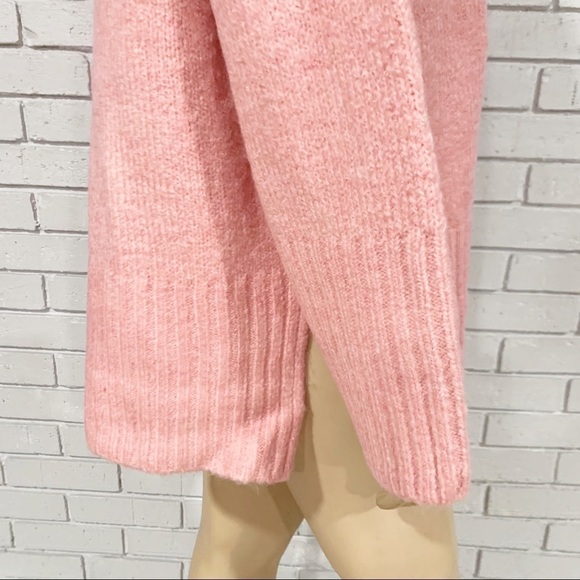 Topshop Pink Supersoft Deep Hem Crewneck Sweater - Picture 10 of 12